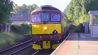 Class 33 Sulzer Dominates the Dalesman at Clitheroe and Preston 170924 [upl. by Edobalo165]