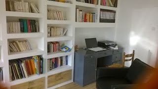 Comment faire une bibliothèque en placo [upl. by Attenyw]