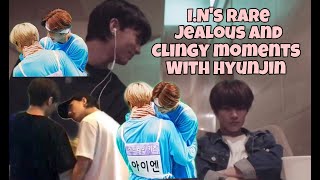 Stray Kids HYUNIN Jeongin’s Jealous and Clingy Moments with Hyunjin [upl. by Jabin741]