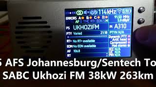 915 AFS Ukozi FM JHB troposcatter 263km TEF6686 [upl. by Calvert]