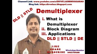 Introduction to DemultiplexersDeMux  What are Demultiplexers  Digital Electronics  DLD  STLD [upl. by Donnenfeld21]