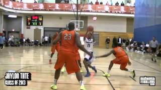 Class of 2013 PG Jaylon Tate Chicago IL  Nike EYBL MWB Mixtape [upl. by Leunamesoj]