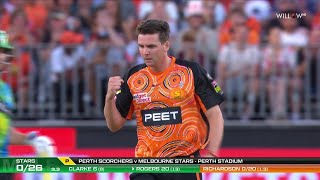 Jhye Richardson 4 wickets vs Melbourne Stars 20th Match  Perth Scorchers vs Melbourne Stars [upl. by Hpejsoj835]