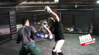 Lyoto Machida highlight video sparring with Glover Teixeira in UFC preparation at Blackhouse MMA [upl. by Eniamzaj]