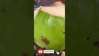 Big Refreshing Juice Green Coconut Cutting Style।।Coconut Cutting Skills shorts streetfood [upl. by Yhtrod]