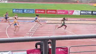 80mH W40 Final World Masters Athletics Championships Gothenburg Sweden [upl. by Atnom]