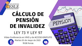 Cálculo de Pensión de Invalidez Ley 73 y Ley 97 [upl. by Atnwahs]