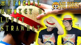 ONE PIECE  LUFFYS STRAW HAT OFFICIAL BANDAI PREMIUM UNBOXING [upl. by Nidorf641]