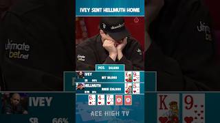 Phil Hellmuth Blows Up against Phil Ivey 😂 poker highstakespoker [upl. by Lyrahc]