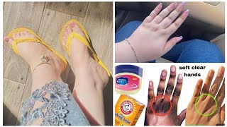 sirta cagmaha iyo lugaha lagu cadeyo 😱 hands whitening at home [upl. by Pollack]