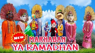 MARHABAN YA RAMADHAN 💞 ONDEL ONDEL DAN BADUT SHOLAWATAN [upl. by Rednaskela]