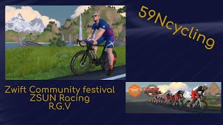 Zwift Community Racing  ZSUN [upl. by Nocaed405]