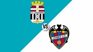 Partido de fútbol Levante vs FC Cartagena en vivo hoy  Segunda División Española 2024 [upl. by Drusie]