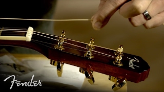 How to Change Your Acoustic Guitar Strings  Fender [upl. by Assela]