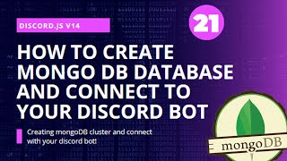 Creating a MongoDB Cluster from Scratch Connect it with Your Discord Bot [upl. by Riordan674]