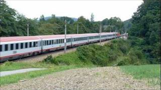 Der ganznormale Westbahn Wahnsinn Unter Oberndorf am 01092011 mit MAV 480 Rh 1010 und 183 701 [upl. by Ahsauqram]