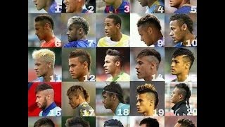 Neymar Jr ● Top 20 Hairstyle amp Haircut HD [upl. by Fredelia]