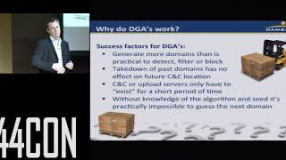 DGA Detection amp Optimization  Gunter Ollmann [upl. by Kreegar]