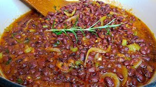 Stewed Red Kidney Beans Recipe How to make Healthy and Delicious Stewed Beans Vegan [upl. by Fradin]