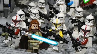 Star Wars the Clone War Story  Ronhar Kims Journey LEGO Star Wars stop motion [upl. by Rennug935]