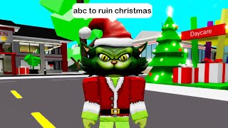 BECOMING a GRINCH in BROOKHAVEN [upl. by Xavler165]