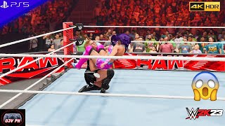 WWE 2K23 PS5  PIPER NIVEN vs TEGAN NOX  RAW NOV 13 2023 4K 60FPS [upl. by Lerner]