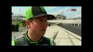 Caption this Kurt Busch threatens to beat up reporter [upl. by Nodlew]