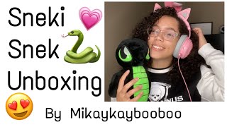 Sneki Snek Plush Unboxing [upl. by Loydie]