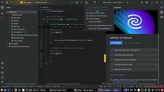 A Unity3D veio com tudo no Linux e com a super IDE Rider da Jetbrains agora vai Assista Já [upl. by Rabka]