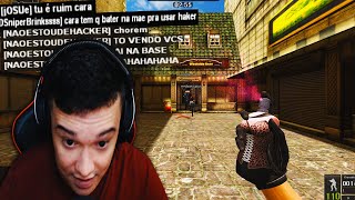 FINGINDO SER HACKER NO POINT BLANK deu certo não kkj [upl. by Idnyc988]