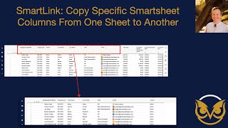 Smartsheet Copy Specific Columns to Another Sheet With WeGrid SmartLink [upl. by Esinek]