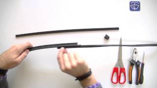 How to change the rubber on a Bosch Aerotwin® flat wiper blade [upl. by Otha]