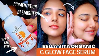 Bella vita organic C Glow serum review  bella vita vitamin c serum  bella vita organic face serum [upl. by Bratton]