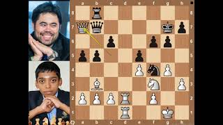 Praggnanandhaa beats Hikaru Nakamura [upl. by Rodnas]