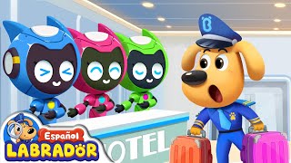 🔍Sheriff Labrador  Hotel Robot 🏨  Videos para Niños  BabyBus en Español [upl. by Terrene73]