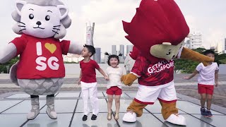 🇸🇬 GetActive Workout 2022 Dance of the Nation featuring NDP 2022 Theme Song  Stronger Together [upl. by Thar]