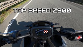 Kawasaki Z900 A2 2023 Top Speed [upl. by Ithaman]