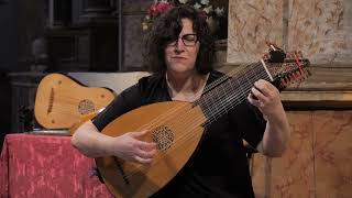 S L Weiss  Preludio e Allegro  Evangelina Mascardi baroque lute [upl. by Rurik]