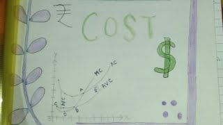 Economics project on topic cost class 11 [upl. by Yajiv452]