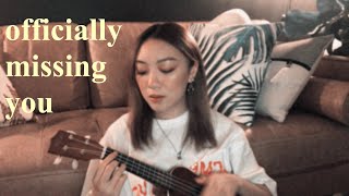 officially missing you ukulele cover [upl. by Albright]