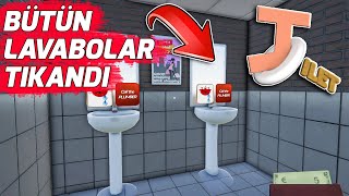 BÜTÜN LAVABOLAR TIKANDI  2TUVALETLERİ KURUYORUZ  TUVALET SIMULATOR [upl. by Corvin984]