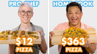 363 vs 12 Pizza Pro Chef amp Home Cook Swap Ingredients  Epicurious [upl. by Elizabeth]