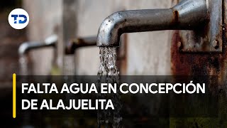 Concepción de Alajuelita tiene cinco años con carencia de agua [upl. by Barsky]