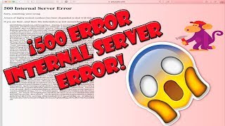 😱 ERROR 500 INTERNAL SERVER ERROR  SOLUCIÓN ERROR YOUTUBE 2022  INTERNAL SERVER ERROR [upl. by Spevek]