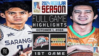 MPBL HIGHLIGHTS  SARANGANI MARLINS VS CALOOCAN BATANG KANKALOO  OCTOBER 1 2024 [upl. by Macintosh]