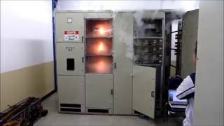 Pyrogen Aerosol Fire Suppression Electrical Cabinet Demonstration [upl. by Askari972]