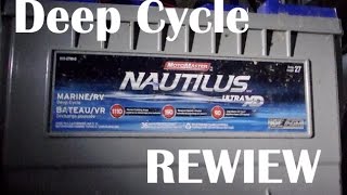 Offgrid Deep Cycle Battery Review  Motomaster Nautilus UltraXD AGM [upl. by Inah84]