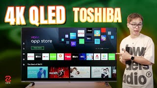 TV 4K QLED chưa đến 15 triệu nên mua không Review Smart TV Toshiba M450NP [upl. by Ruzich7]