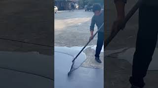 Parking lot epoxy floor construction process [upl. by Kegan]