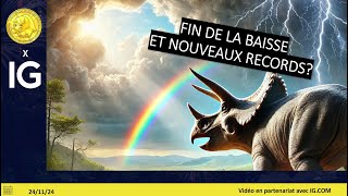 Trading CAC40 058 fin de la baisse et nouveaux records [upl. by Arehc600]